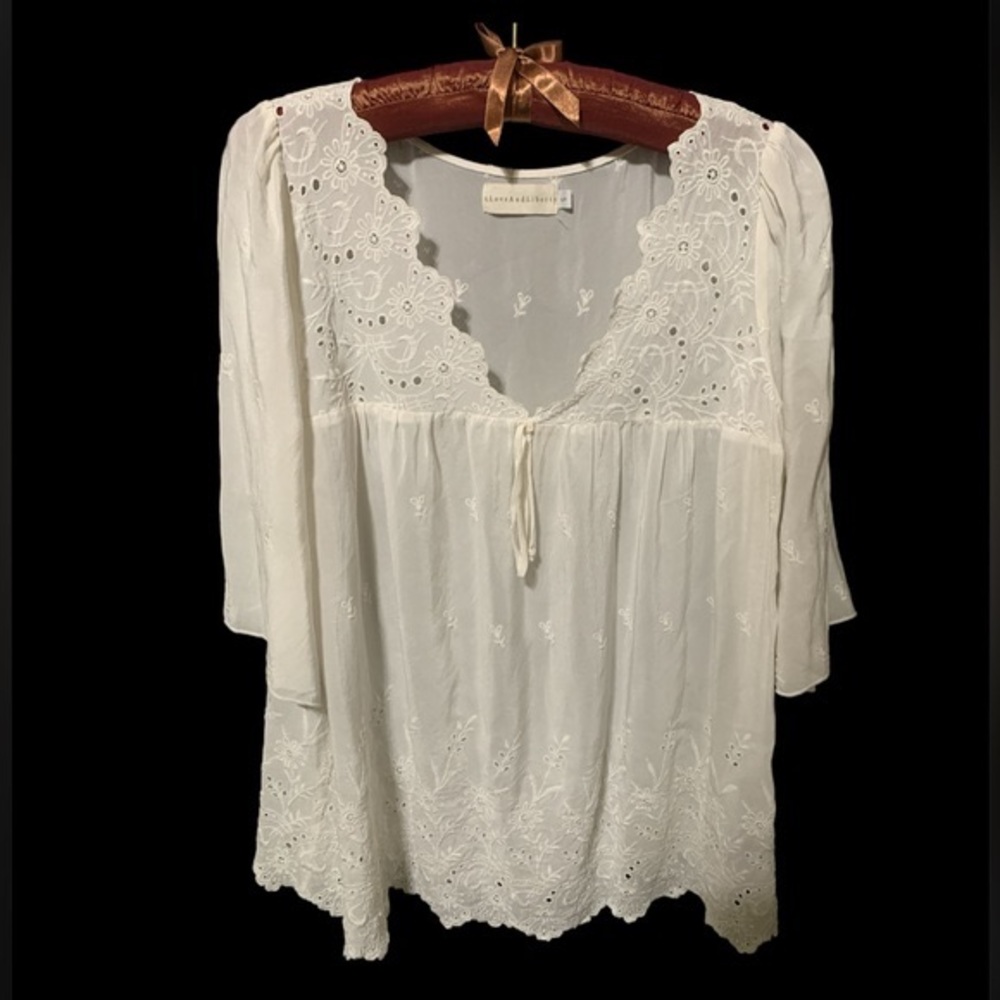 4 Love and Liberty Silk Top